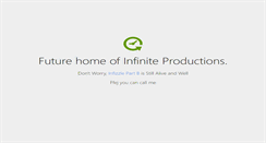 Desktop Screenshot of infiniteproductions.com